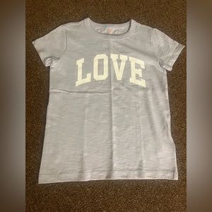 NWT Crewcuts “LOVE” tee